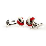 Laser Laser Chinese Knot Enamel Dropping Glue Cufflinks