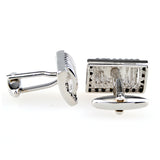 Crystal Zircon Cufflinks