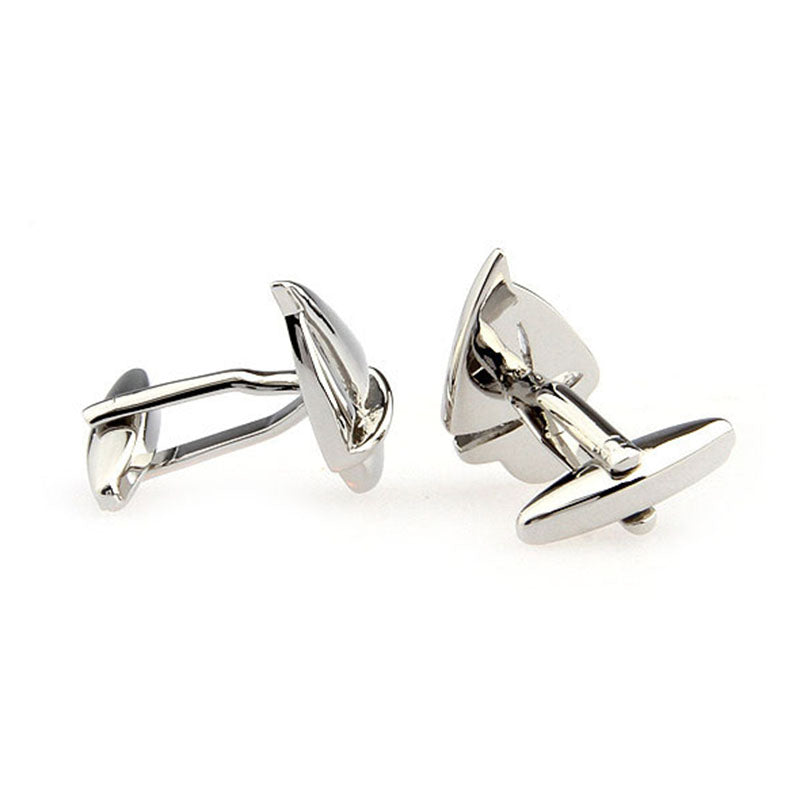 Interesting Skull Plain Colour Metal Cufflinks