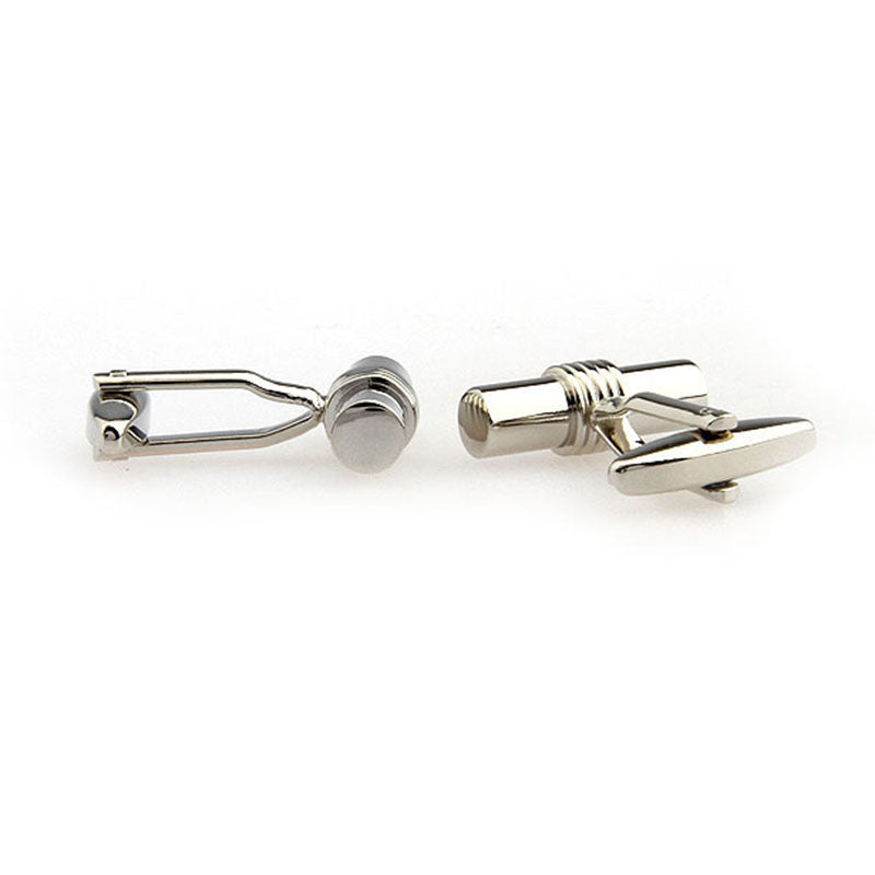 Plain Colour Metal Cufflinks