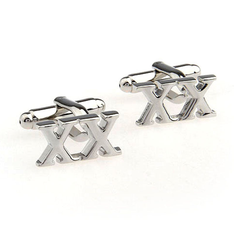 Plain Colour Metal Cufflinks