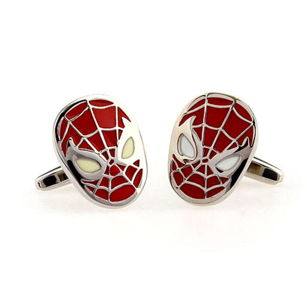 Interesting Skull Enamel Dropping Glue Cufflinks