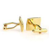 Plain Colour Metal Cufflinks