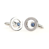 Crystal Zircon Cufflinks