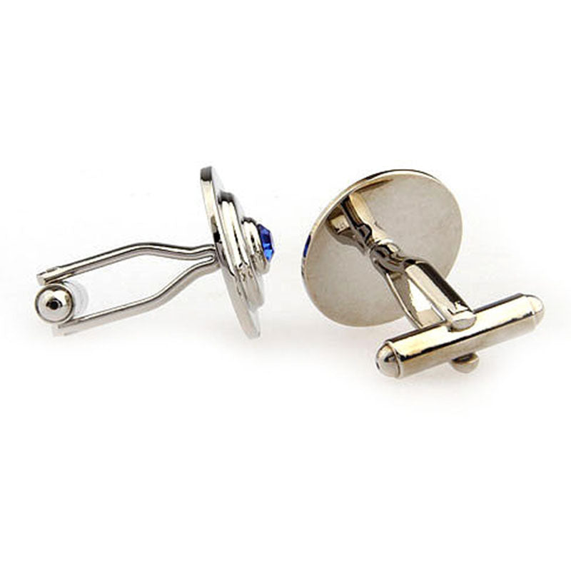 Crystal Zircon Cufflinks