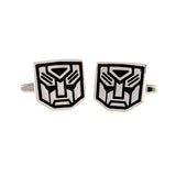 Interesting Skull Enamel Dropping Glue Cufflinks