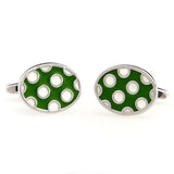 Enamel Dropping Glue Cufflinks