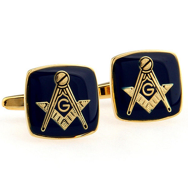 Car Logo Traffic Enamel Dropping Glue Cufflinks