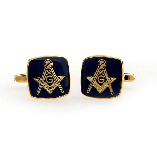 Car Logo Traffic Enamel Dropping Glue Cufflinks