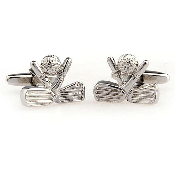Sports Technology Plain Colour Metal Cufflinks