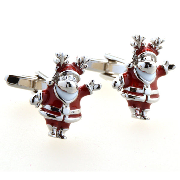 Festivals Wedding Reception Enamel Dropping Glue Cufflinks