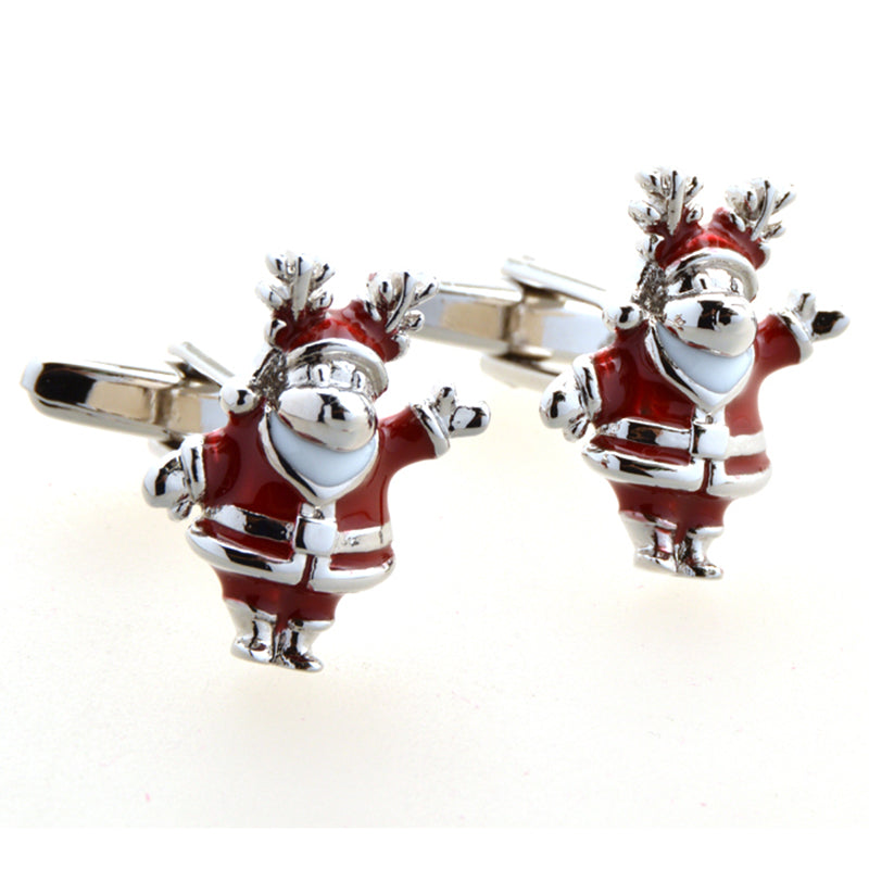 Festivals Wedding Reception Enamel Dropping Glue Cufflinks