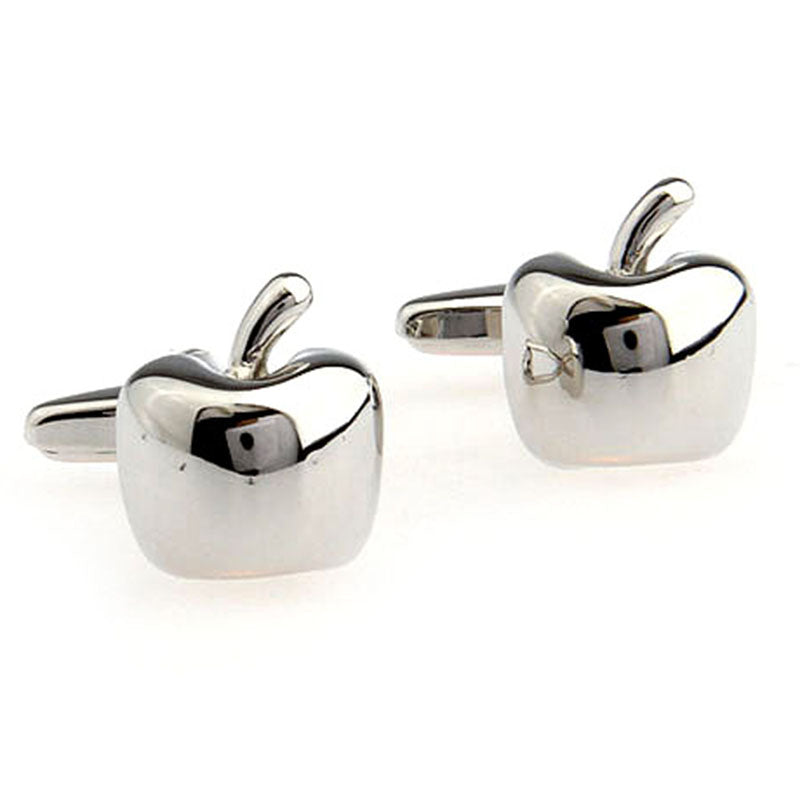 Vegetable Fruit Plain Colour Metal Cufflinks