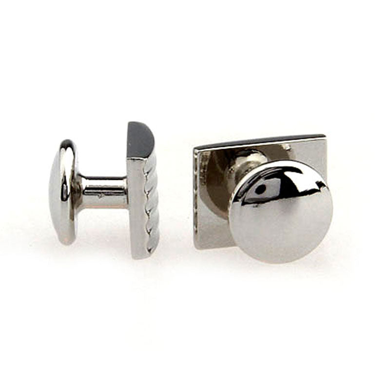 Plain Colour Metal Collar Studs