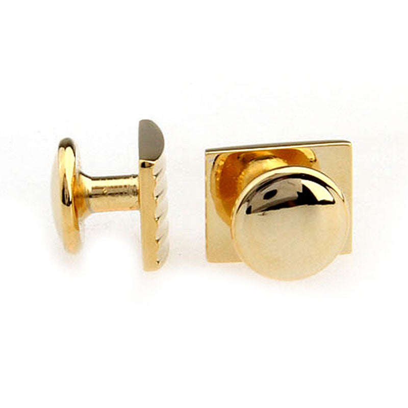 Plain Colour Metal Collar Studs