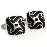 Enamel Dropping Glue Cufflinks
