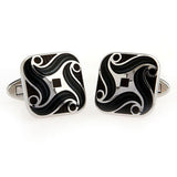 Enamel Dropping Glue Cufflinks