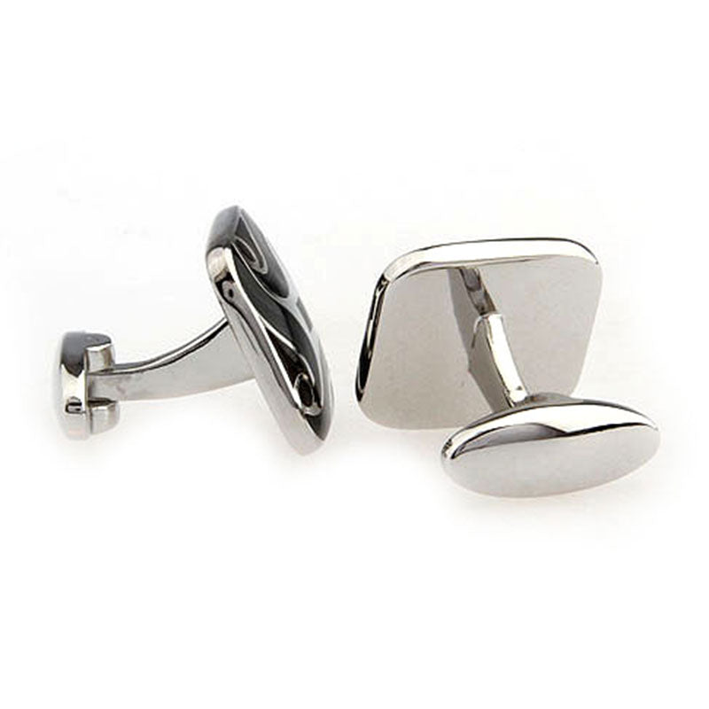 Enamel Dropping Glue Cufflinks