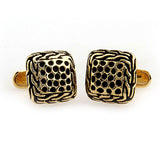Grease Baking Paint Cufflinks
