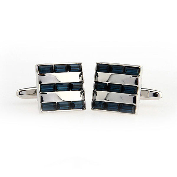 Crystal Zircon Cufflinks