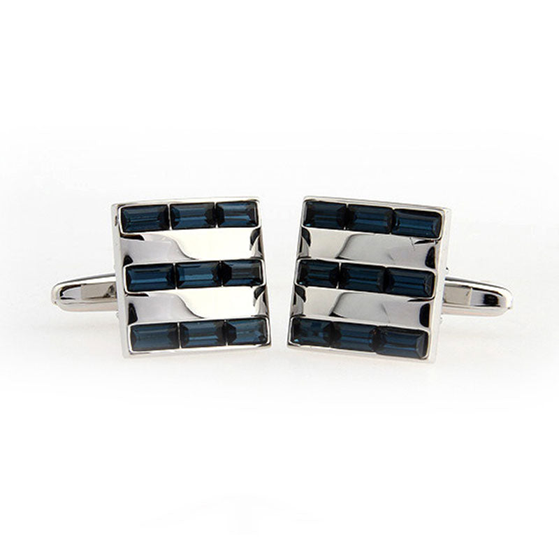 Crystal Zircon Cufflinks