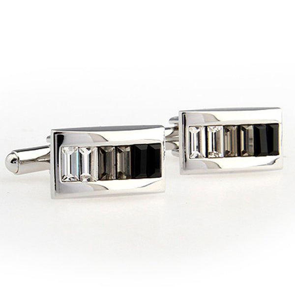 Crystal Zircon Cufflinks