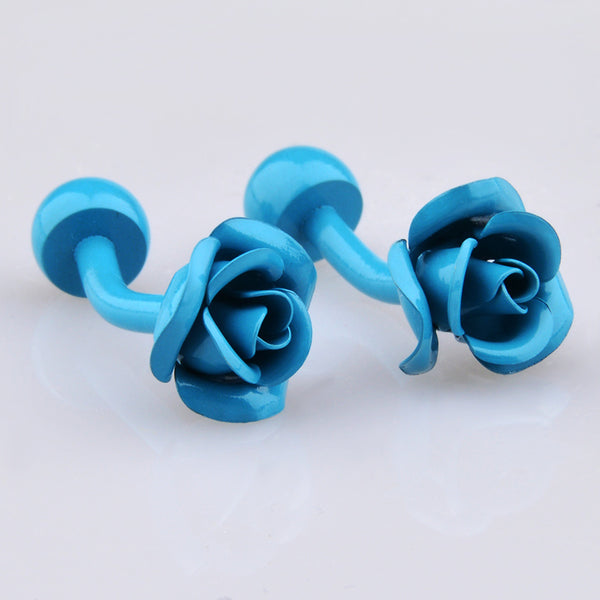 Festivals Wedding Reception Grease Baking Paint Cufflinks