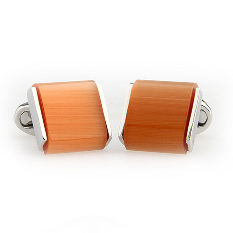 Cateye Glass Cufflinks