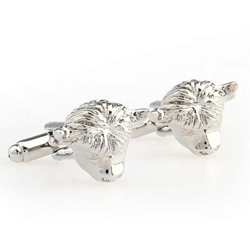 Animals Plants Plain Colour Metal Cufflinks