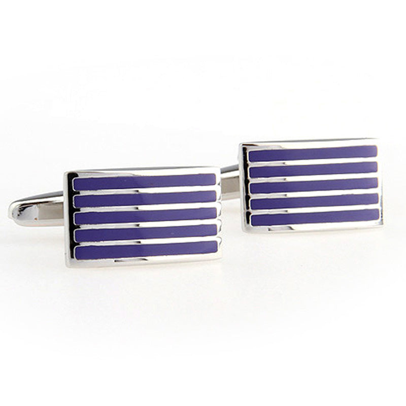 Enamel Dropping Glue Cufflinks