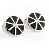 Enamel Dropping Glue Cufflinks
