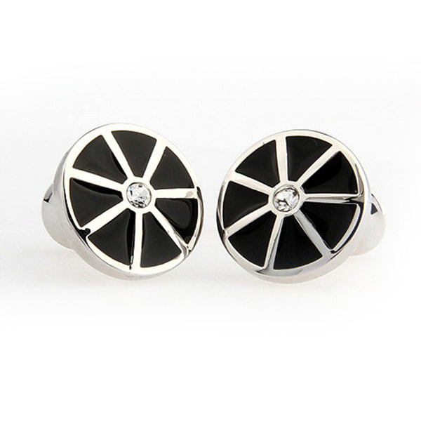 Enamel Dropping Glue Cufflinks