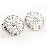 Crystal Zircon Cufflinks