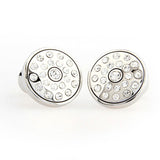Crystal Zircon Cufflinks