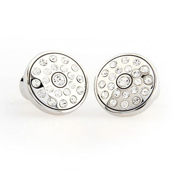 Crystal Zircon Cufflinks