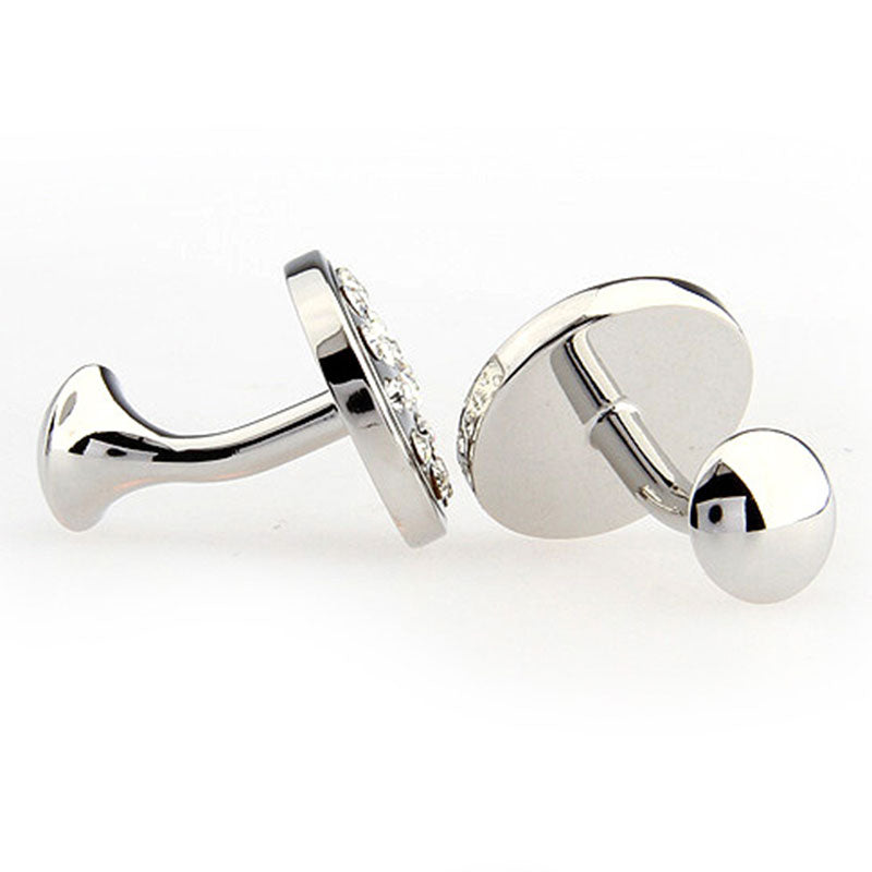 Crystal Zircon Cufflinks