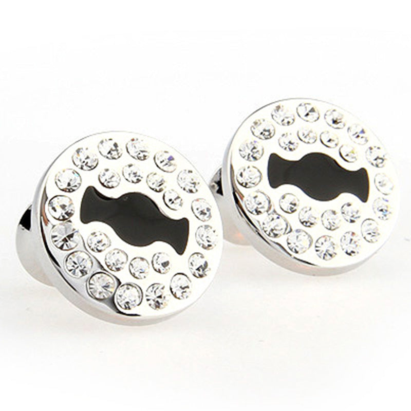 Crystal Zircon Cufflinks