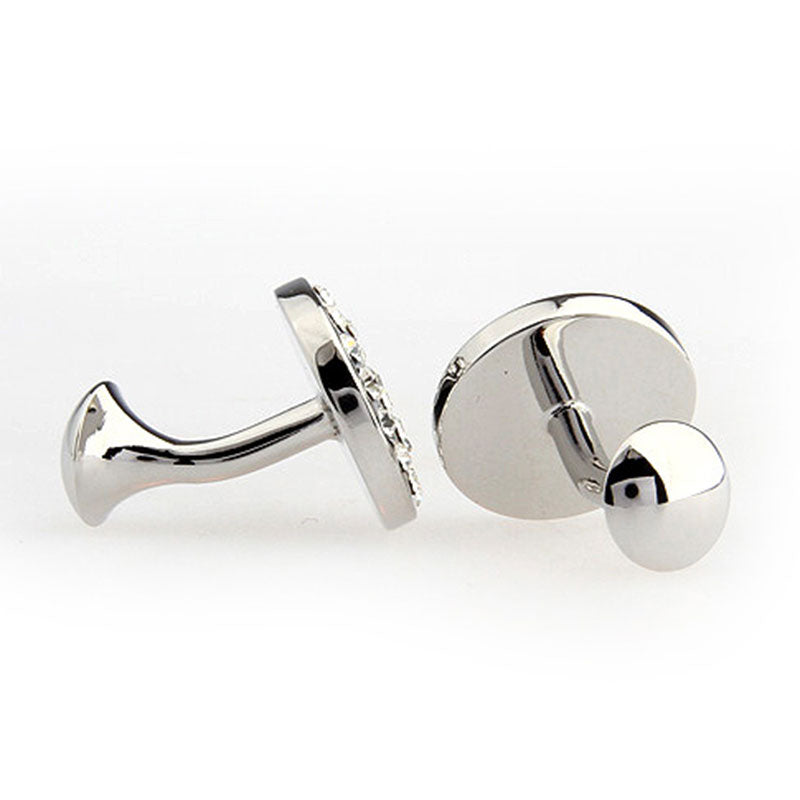 Crystal Zircon Cufflinks