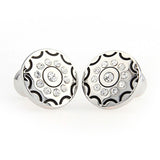 Crystal Zircon Cufflinks
