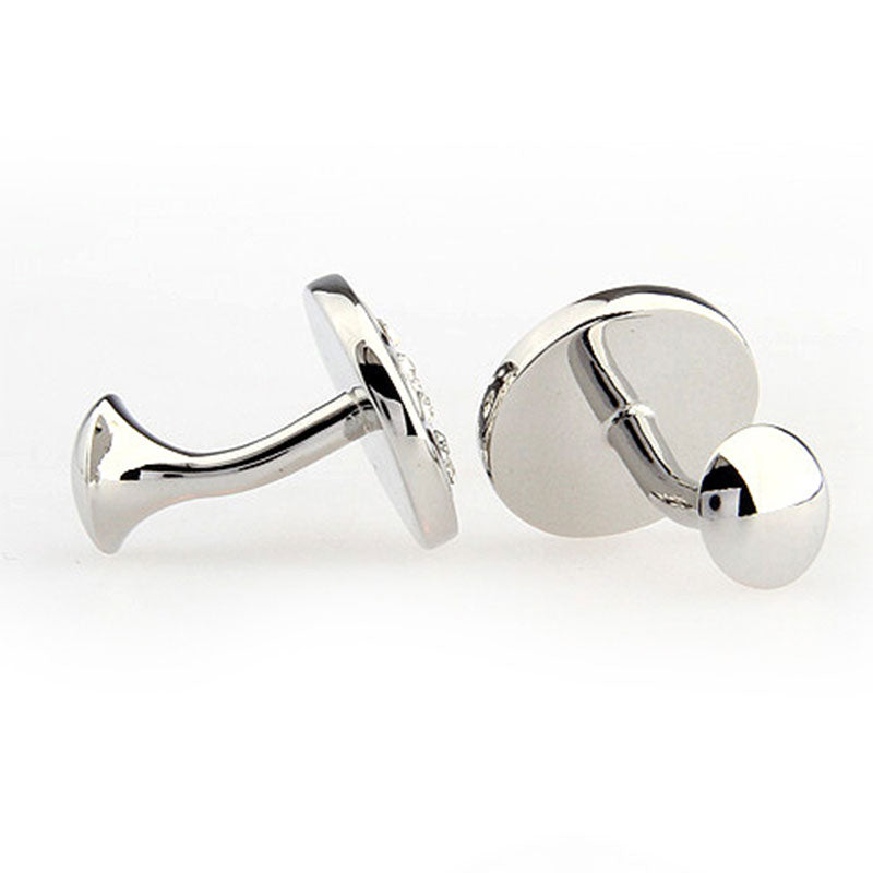 Crystal Zircon Cufflinks