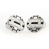 Crystal Zircon Cufflinks