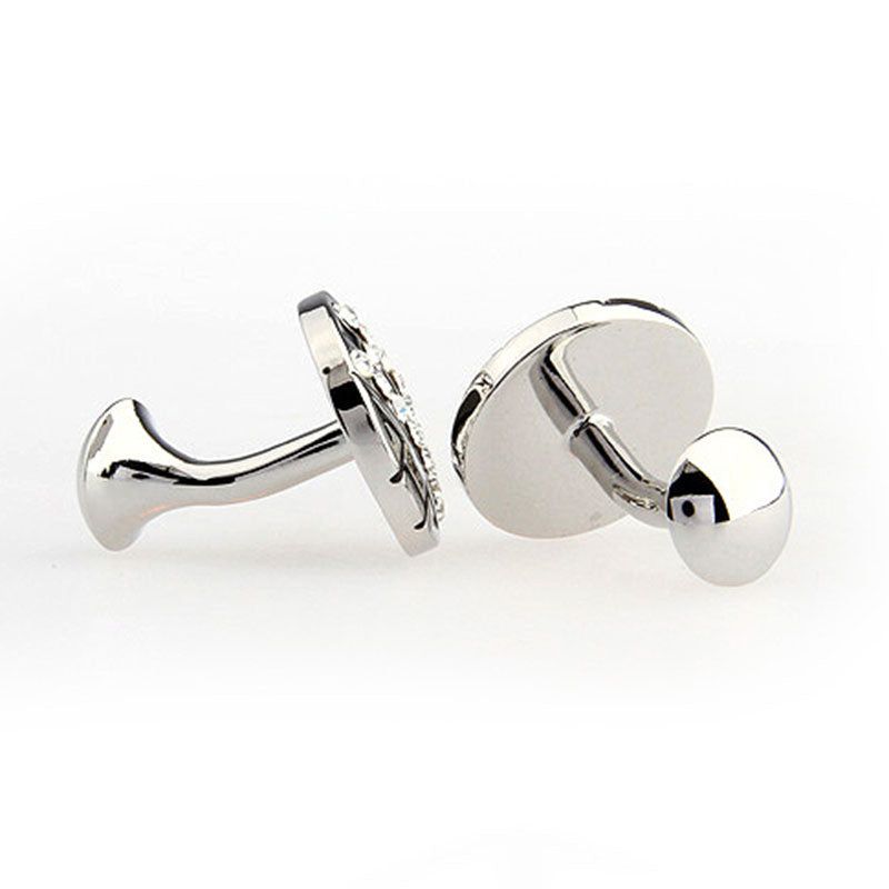 Crystal Zircon Cufflinks