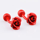 Festivals Wedding Reception Grease Baking Paint Cufflinks