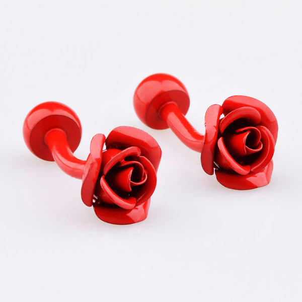 Festivals Wedding Reception Grease Baking Paint Cufflinks