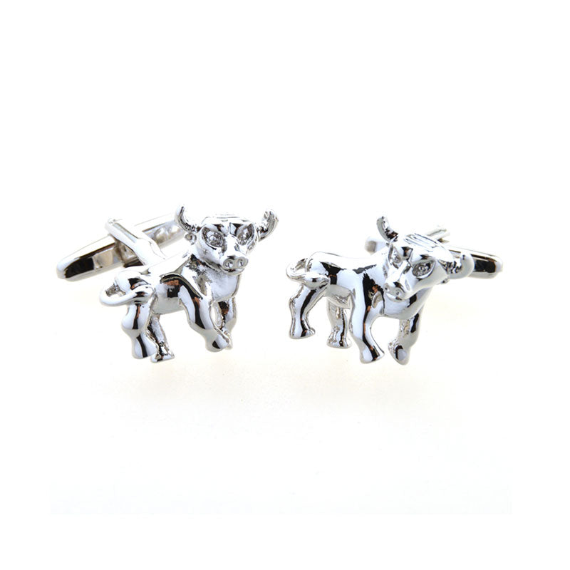 Animals Plants Plain Colour Metal Cufflinks