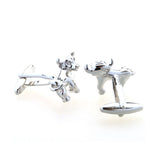 Animals Plants Plain Colour Metal Cufflinks