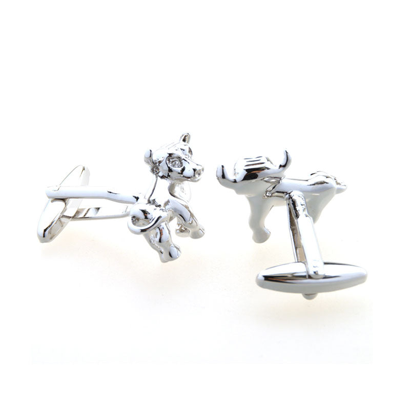 Animals Plants Plain Colour Metal Cufflinks