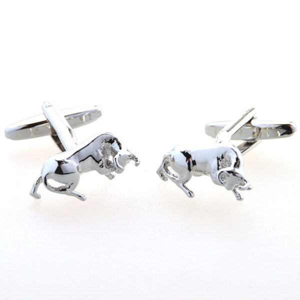 Animals Plants Plain Colour Metal Cufflinks
