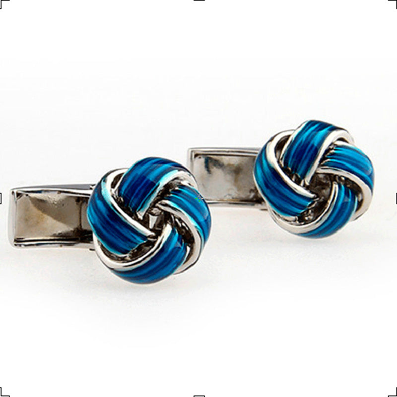 Enamel Dropping Glue Cufflinks