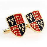 Enamel Dropping Glue Cufflinks